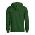 Vert bouteille - Back - Clique - Sweat à capuche BASIC - Adulte