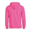 Rose cerise vif - Back - Clique - Sweat à capuche BASIC - Adulte