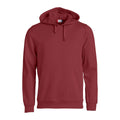 Bordeaux - Front - Clique - Sweat à capuche BASIC - Adulte