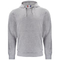 Gris chiné - Front - Clique - Sweat à capuche BASIC - Adulte