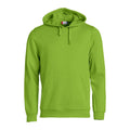 Vert clair - Front - Clique - Sweat à capuche BASIC - Adulte