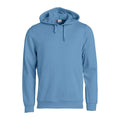 Bleu clair - Front - Clique - Sweat à capuche BASIC - Adulte