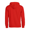 Rouge - Back - Clique - Sweat à capuche BASIC - Adulte