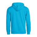 Turquoise vif - Back - Clique - Sweat à capuche BASIC - Adulte