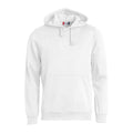 Blanc - Front - Clique - Sweat à capuche BASIC - Adulte