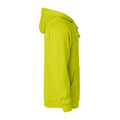 Vert fluo - Lifestyle - Clique - Sweat à capuche BASIC - Adulte