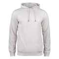 Blanc cassé Chiné - Front - Clique - Sweat à capuche PREMIUM - Homme