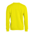 Jaune fluo - Back - Clique - Sweat BASIC - Adulte