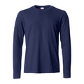 Bleu marine foncé - Front - Clique - T-shirt BASIC - Homme