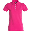 Rose cerise vif - Front - Clique - Polo PREMIUM - Femme