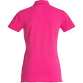 Rose cerise vif - Back - Clique - Polo PREMIUM - Femme