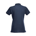 Bleu marine foncé - Back - Clique - Polo PREMIUM - Femme