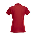 Rouge - Back - Clique - Polo PREMIUM - Femme