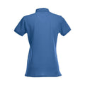 Bleu roi - Back - Clique - Polo PREMIUM - Femme