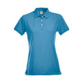 Turquoise vif - Front - Clique - Polo PREMIUM - Femme