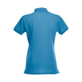 Turquoise vif - Back - Clique - Polo PREMIUM - Femme