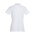 Blanc - Back - Clique - Polo PREMIUM - Femme