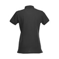 Noir - Back - Clique - Polo PREMIUM - Femme