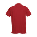 Rouge - Back - Clique - Polo PREMIUM - Femme