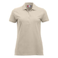 Kaki clair - Front - Clique - Polo CLASSIC MARION - Femme