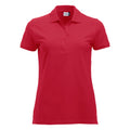 Rouge - Front - Clique - Polo CLASSIC MARION - Femme