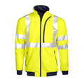 Jaune - Bleu marine - Front - Projob - Veste - Homme