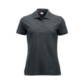 Anthracite Chiné - Front - Clique - Polo MANHATTAN - Femme