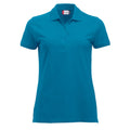 Turquoise vif - Front - Clique - Polo MARION - Femme