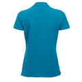 Turquoise vif - Back - Clique - Polo MARION - Femme