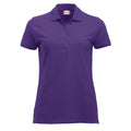 Lilas vif - Front - Clique - Polo MARION - Femme