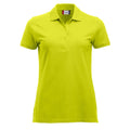 Vert fluo - Front - Clique - Polo MARION - Femme