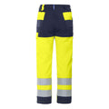 Jaune - Bleu marine - Back - Projob - Pantalon cargo - Homme