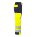 Jaune - Bleu marine - Side - Projob - Pantalon cargo - Homme