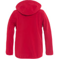 Rouge - Back - Clique - Veste softshell BASIC - Enfant