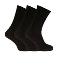 Noir - Front - Chaussettes confort diabétiques - Femme