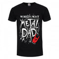 Front - Grindstore - T-shirt WORLDS MOST METAL DAD - Homme