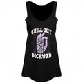 Front - Grindstore - Débardeur CHILL OUT DICKWAD - Femme