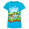 Front - Minecraft - T-shirt ADVENTURE - Fille