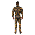 Noir - Doré - Back - Black Panther - Déguisement DELUXE - Homme