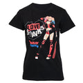 Noir - Rouge - Back - Harley Quinn - T-shirt LOVE STINKS - Adulte