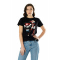 Noir - Rouge - Front - Harley Quinn - T-shirt LOVE STINKS - Adulte