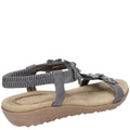 Gris - Side - Fleet & Foster - Sandales MAGNOLIA - Femme