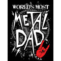 Noir - Side - Grindstore - T-shirt WORLDS MOST METAL DAD - Homme