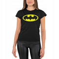 Noir - jaune - Side - Batman - T-shirt - Femme