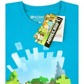 Bleu - Lifestyle - Minecraft - T-shirt ADVENTURE - Fille