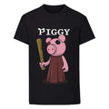 Noir - Front - Piggy - T-shirt - Garçon