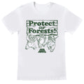 Blanc - vert - Front - Star Wars - T-shirt PROTECT OUR FORESTS - Femme
