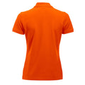 Orange fluo - Back - Clique - Polo MANHATTAN - Femme