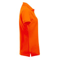 Orange fluo - Side - Clique - Polo MANHATTAN - Femme